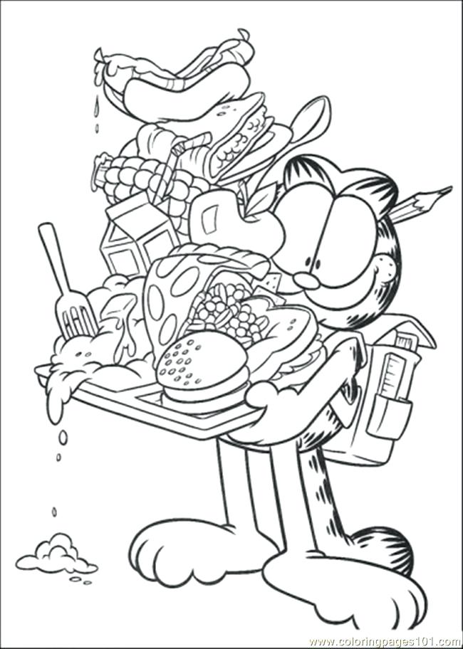 650x912 Free Coloring Free Coloring Pages Garfield Christmas Coloring