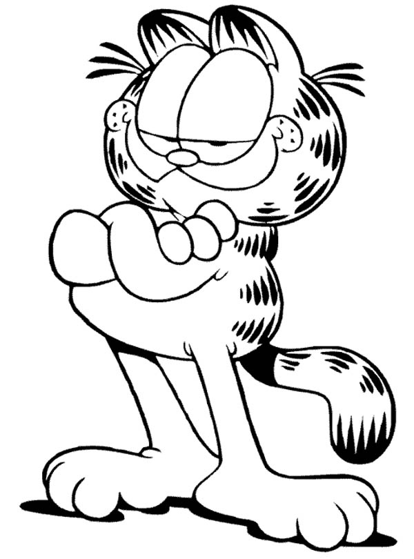 600x810 Garfield Coloring Pages Best Of Coloring Pages Garfield The Cat