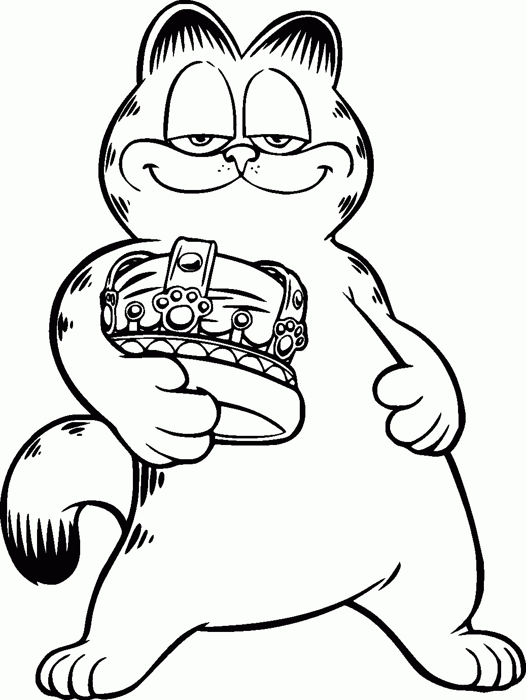 1037x1378 Garfield Coloring Pages Inspirational Free Garfield The Cat