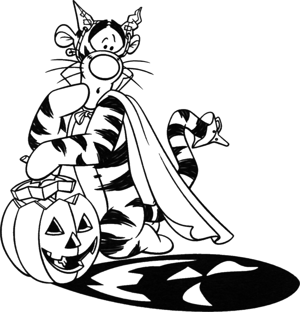 1195x1245 Coloring Garfield Halloween Coloring Pages