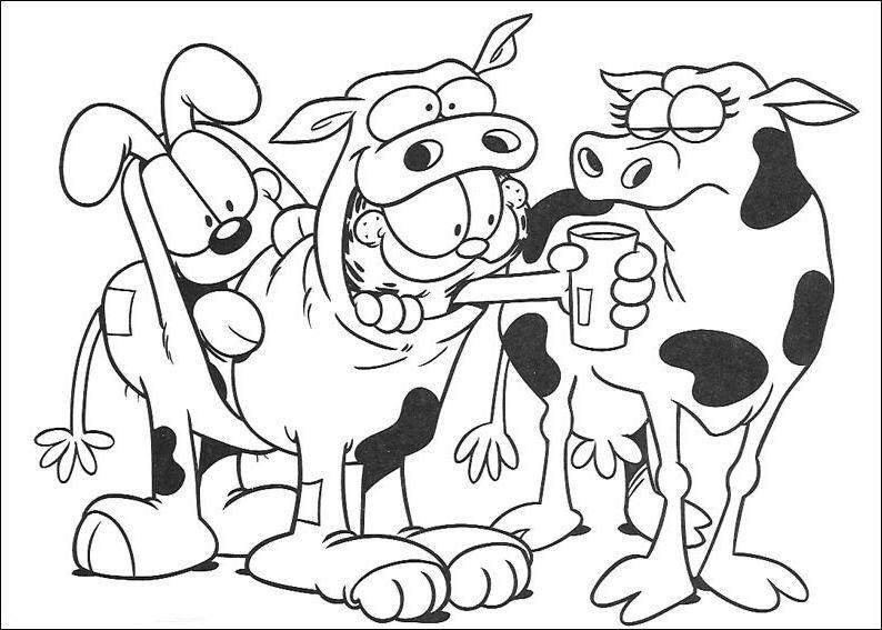 794x567 Garfield Coloring Pages Best Of Garfield Halloween Coloring Pages