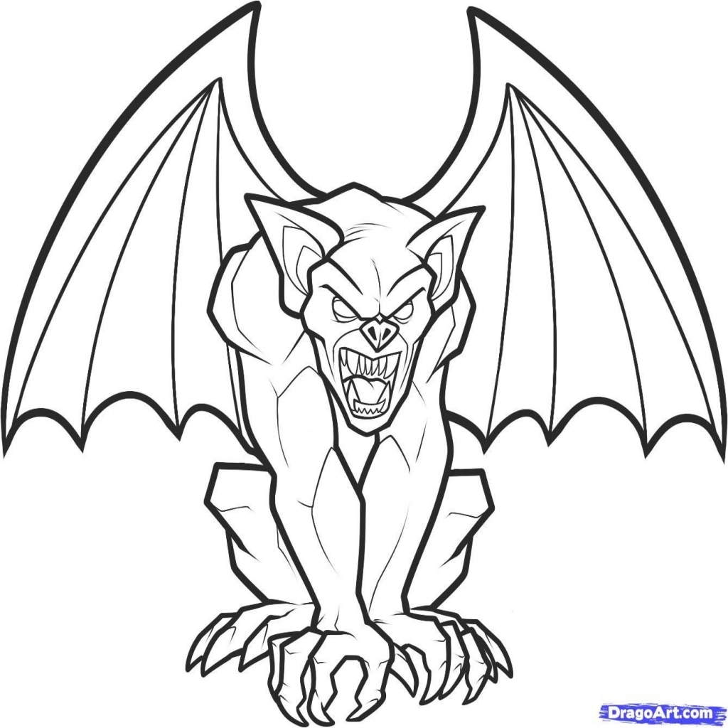 1024x1024 The Most Attractive Gargoyle Coloring
