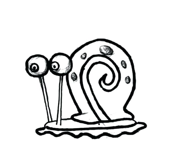 600x527 Snail Coloring Pages Snail Pictures To Color Printable Snail