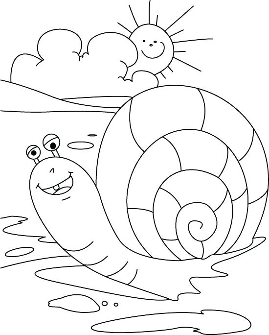 550x684 Snail Coloring Pages Snail Coloring Page Sun Rising Snail Falling
