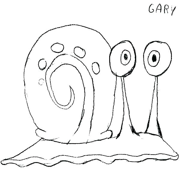 600x563 Snail Coloring Pages Snail Coloring Pages Turbo Snail Coloring