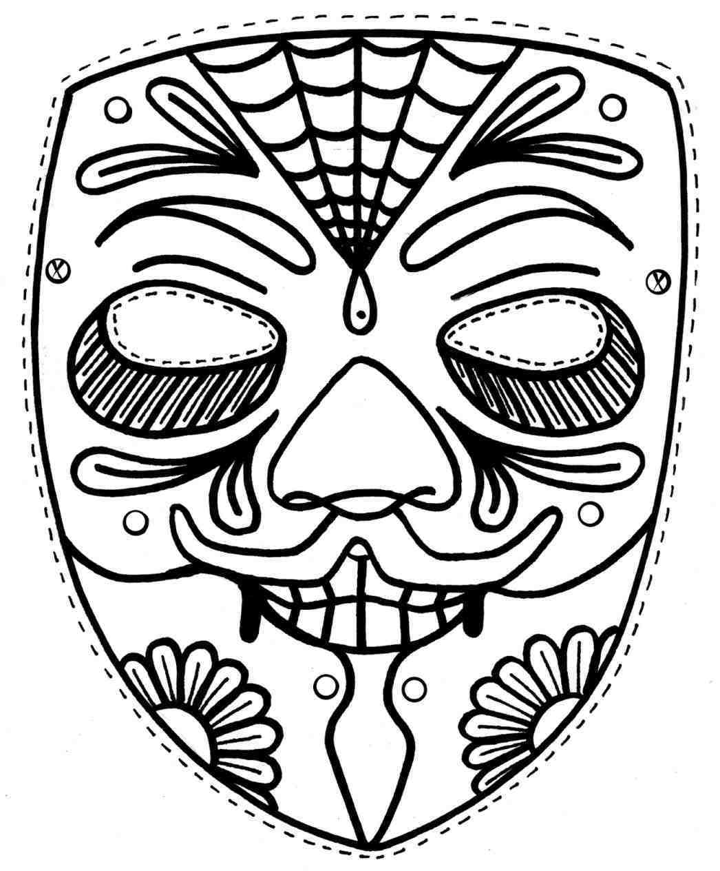 1046x1264 Stunning Sin Cara Mask Coloring Pages Web Pic Of Rey Mysterio