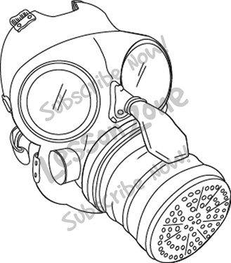 329x375 Ww1 Gas Mask Clipart