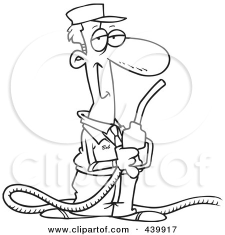 450x470 Royalty Free (Rf) Clip Art Illustration Of A Cartoon Black