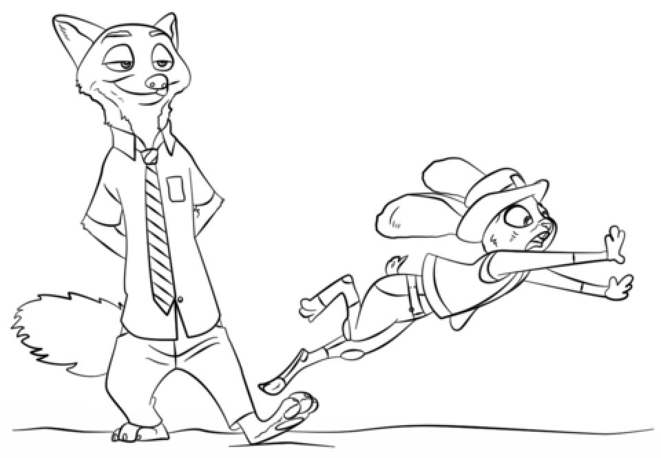 Gazelle Coloring Page