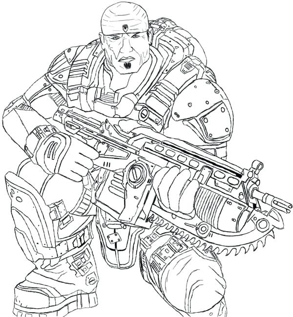 600x650 Gears Of War Coloring Pages Coloring Pages Gears Of War Coloring