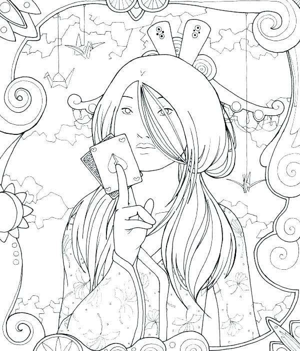 600x700 Geisha Coloring Pages Geisha Coloring Pages Geisha Coloring Pages