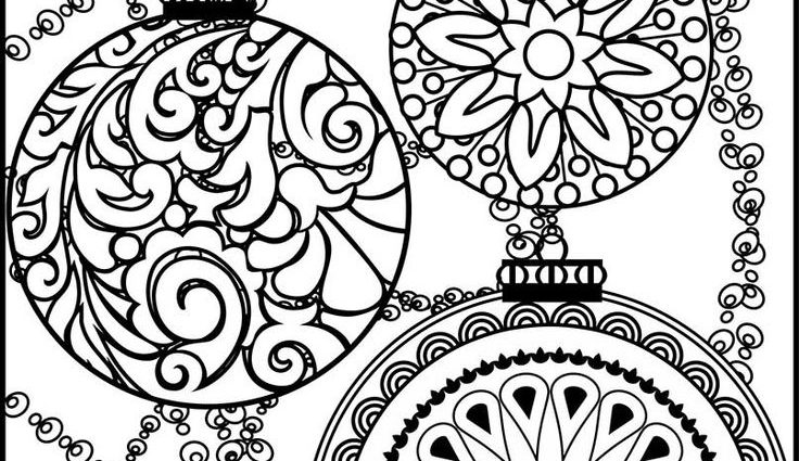 736x425 Christmas Ornaments Gel Pen Coloring Pages 181 Best Coloring Pages