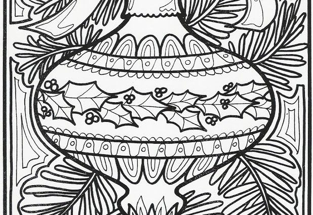 618x425 Christmas Ornaments Gel Pen Coloring Pages 705 Best Coloring Book