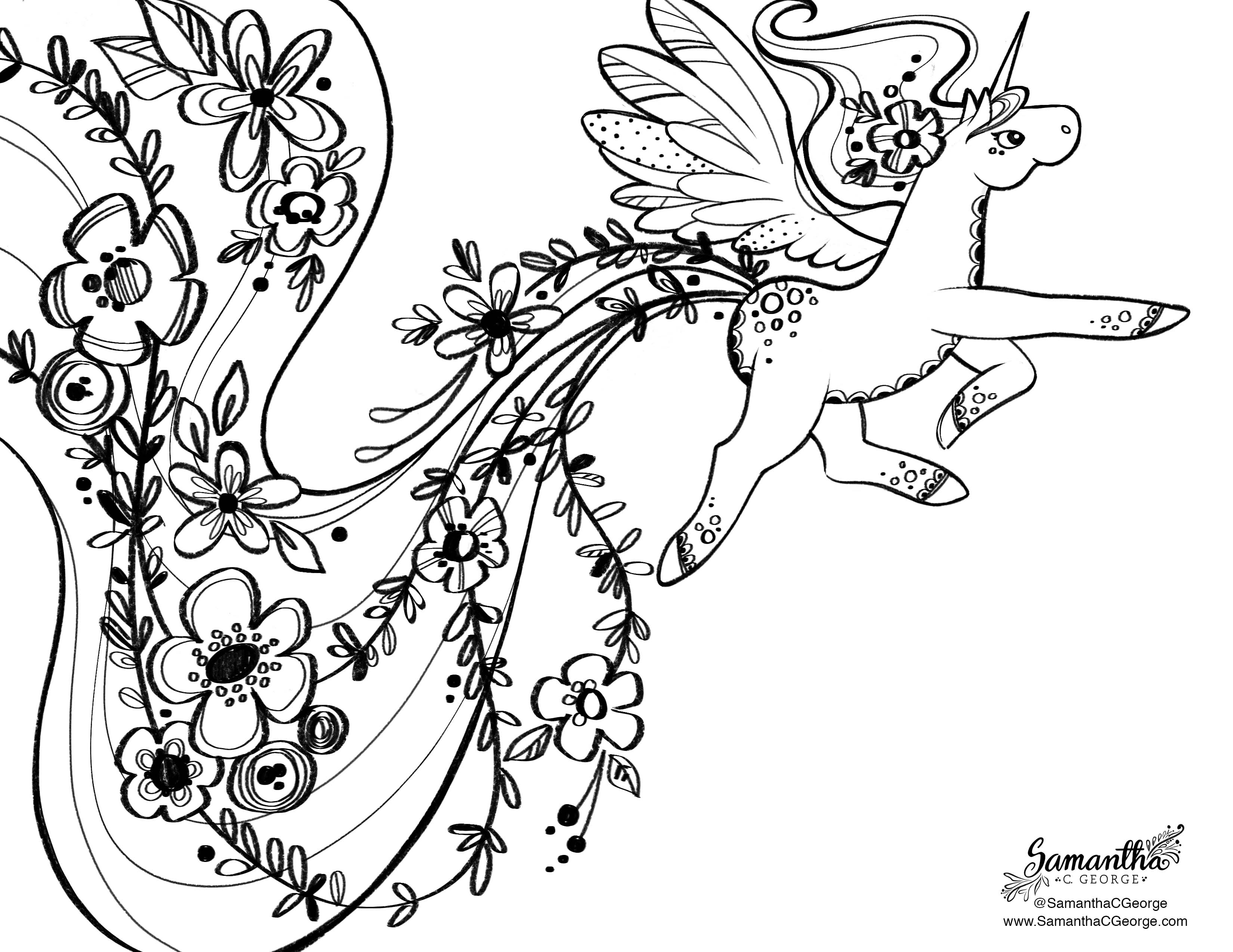 3300x2550 Free Coloring Pages ) Samantha C George