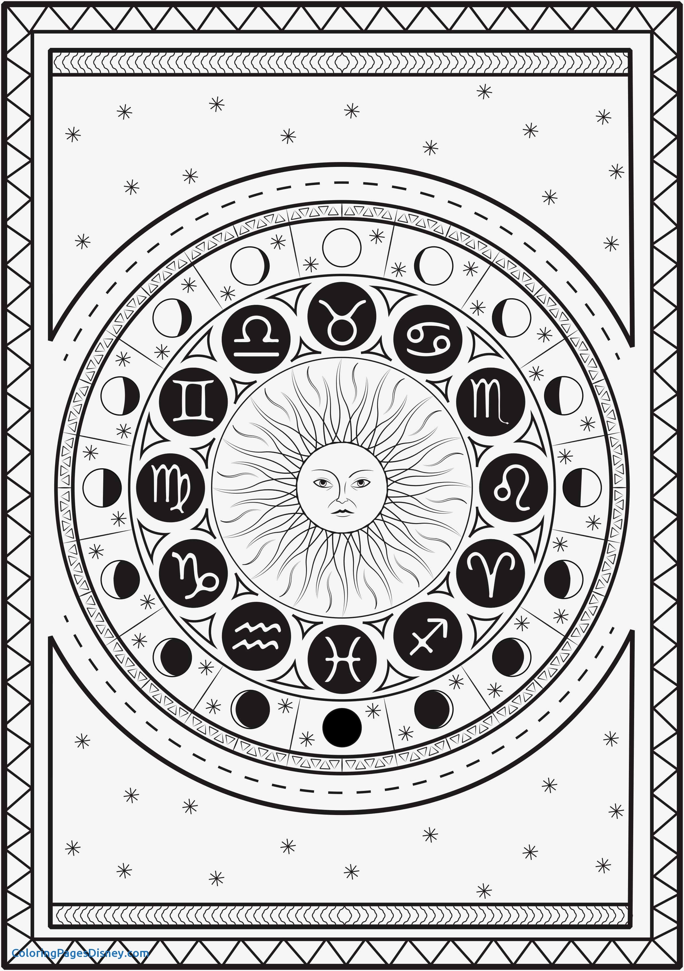 2385x3386 Coloring Pages Zodiac Signs Inspirational Gemini Zodiac Sign
