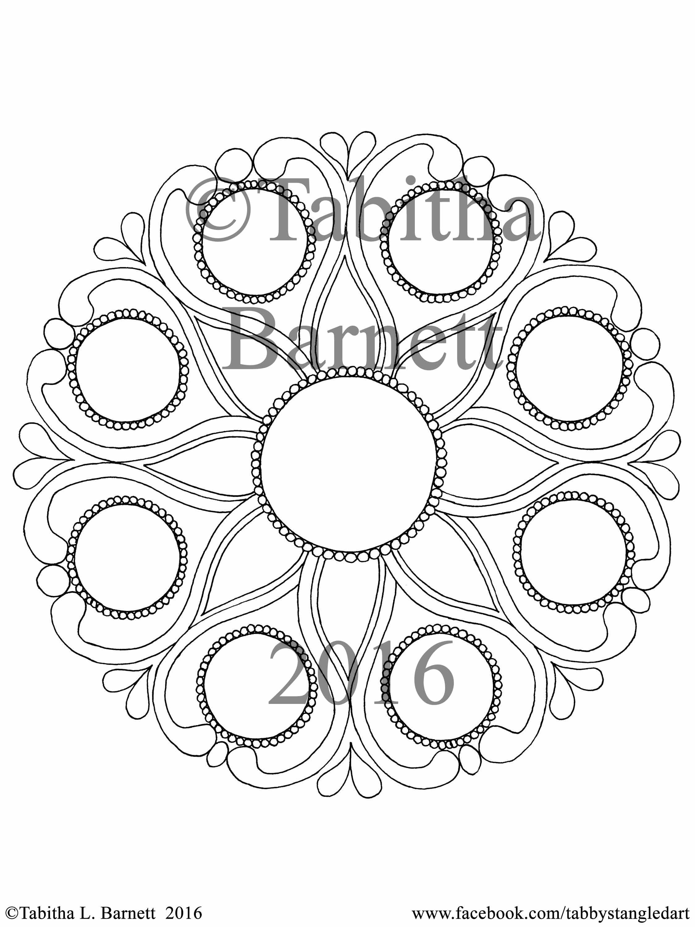 2250x3000 Gemstone Coloring Pack (6 Pages) Pdf