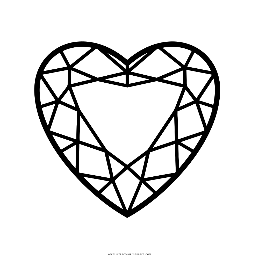 1000x1000 Gemstone Coloring Page