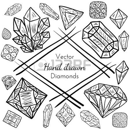 450x450 Drawn Gems Doodle Many Interesting Cliparts