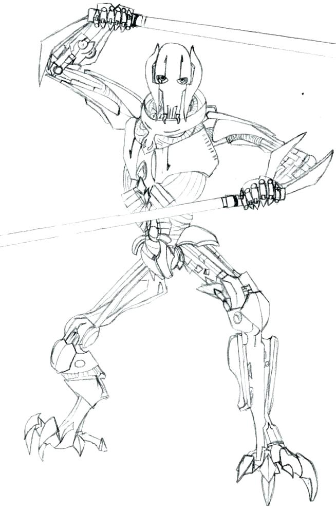 654x988 General Lee Coloring Pages General Grievous Coloring Pages General