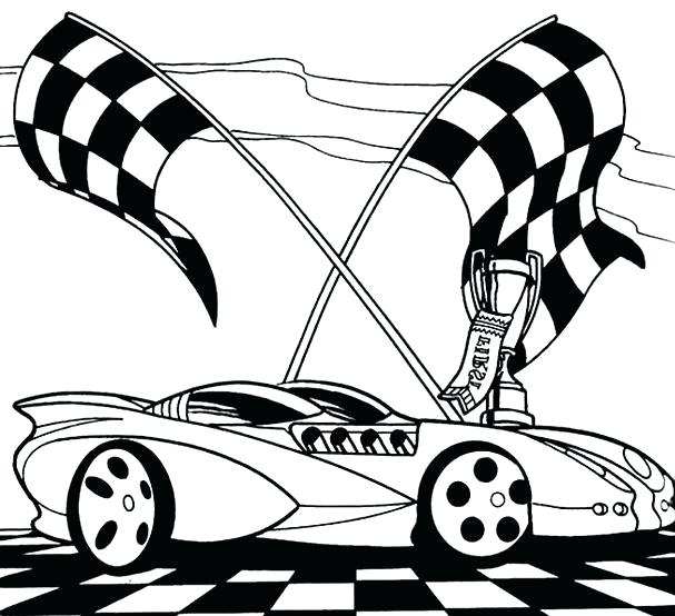 607x554 General Lee Coloring Pages Race General Lee Color Pages