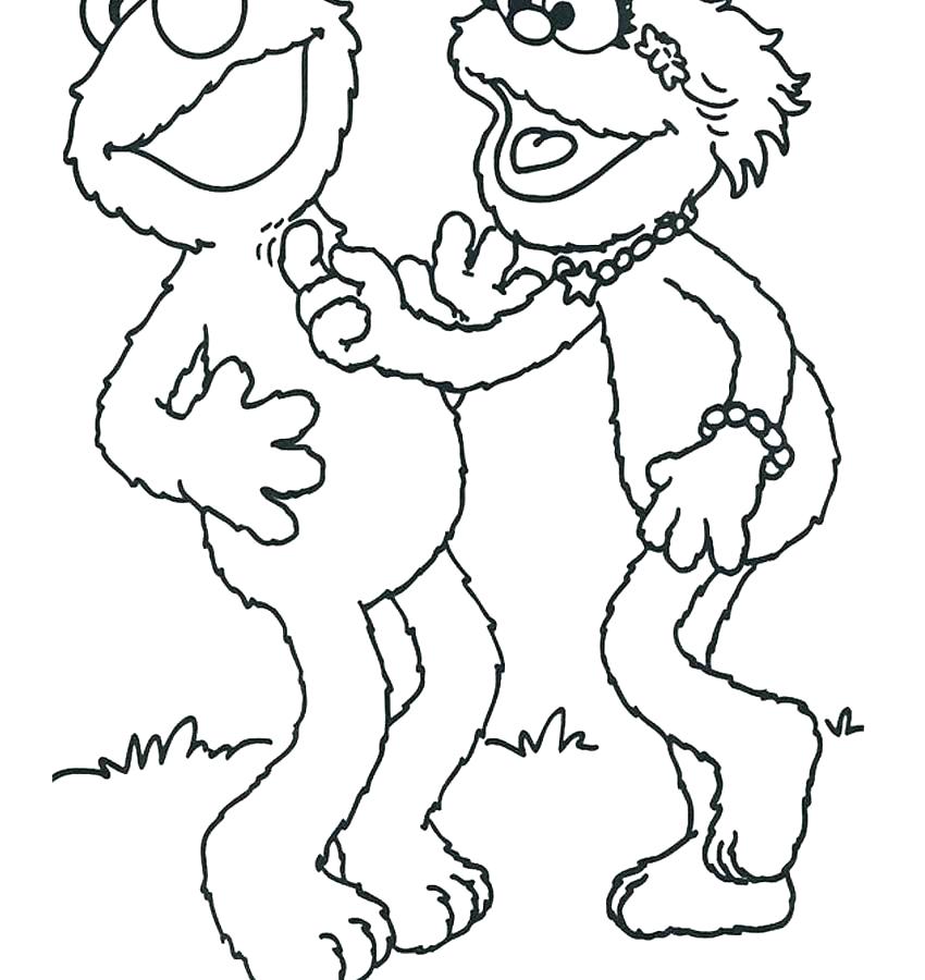 850x900 Sesame Street Printable Coloring Pages Free Sesame Street Coloring