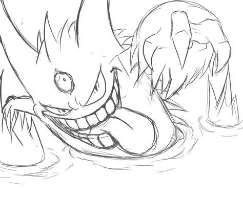 474x387 Pokemon Coloring Pages Gengar ~