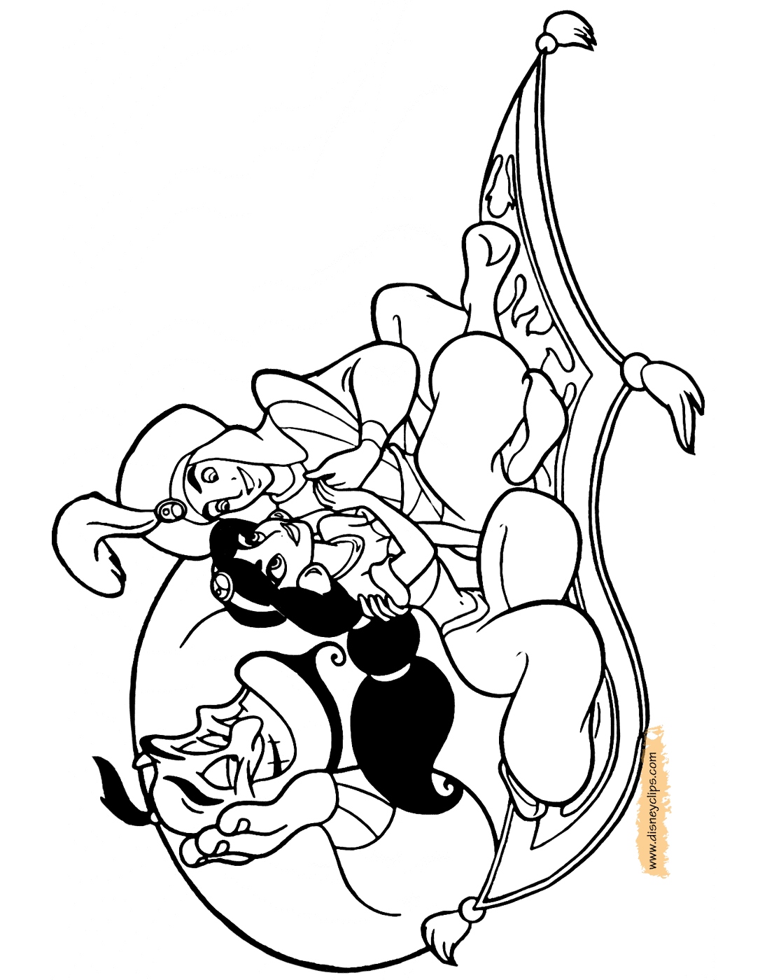 1096x1400 Aladdin Coloring Pages Fresh Aladdin Genie Coloring Pages Kids