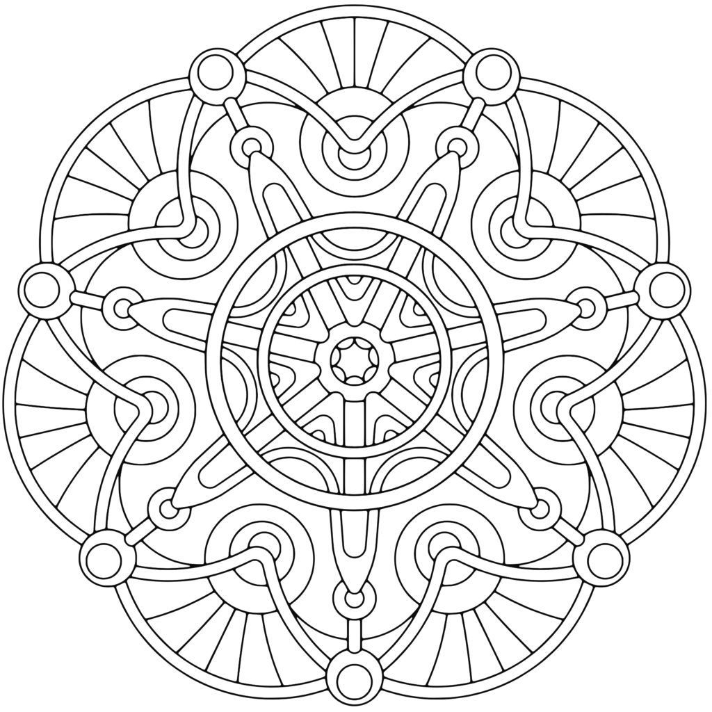 1024x1024 Marvelous Printable Coloring Pages For Geometric Give The Best Pic