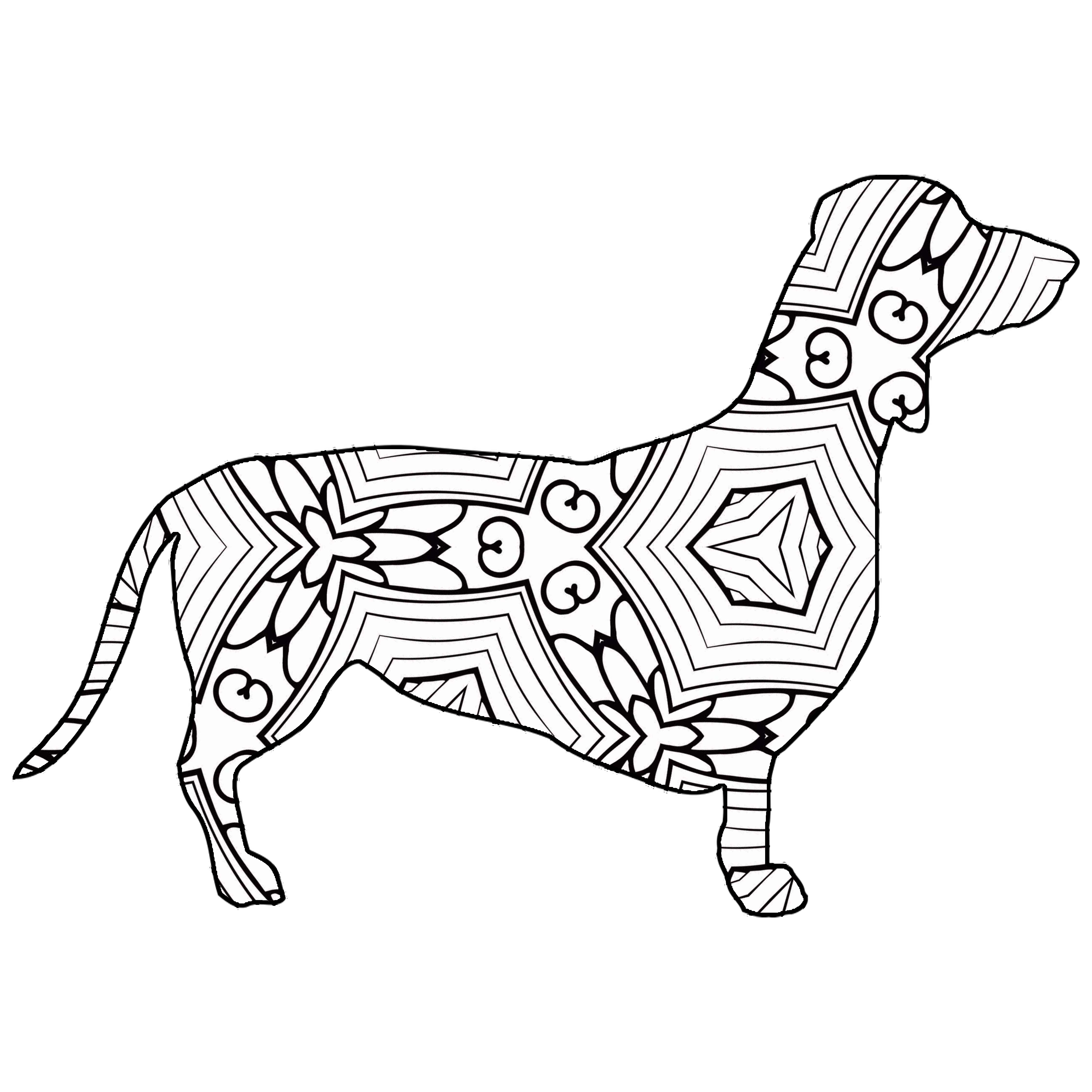 4500x4500 Best Of 30 Free Coloring Pages A Geometric Animal Coloring Book