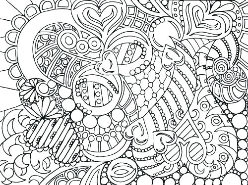 500x374 Geometric Coloring Pages Free Geometric Coloring Books For Adults