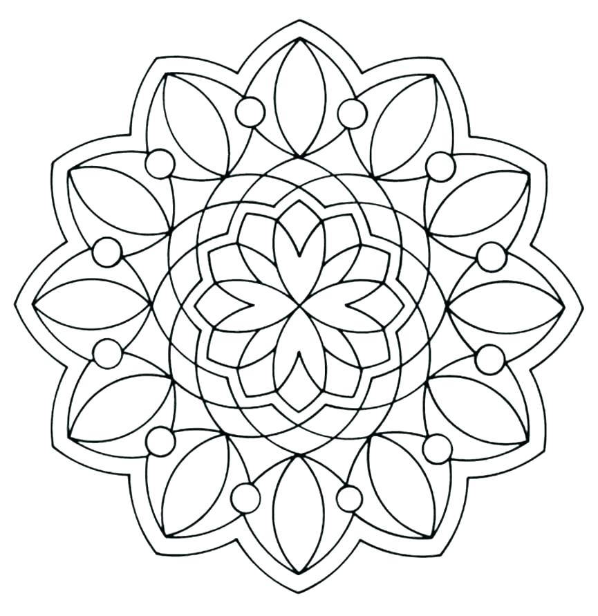 865x891 Geometric Coloring Sheets Printable Jgheraghty.site