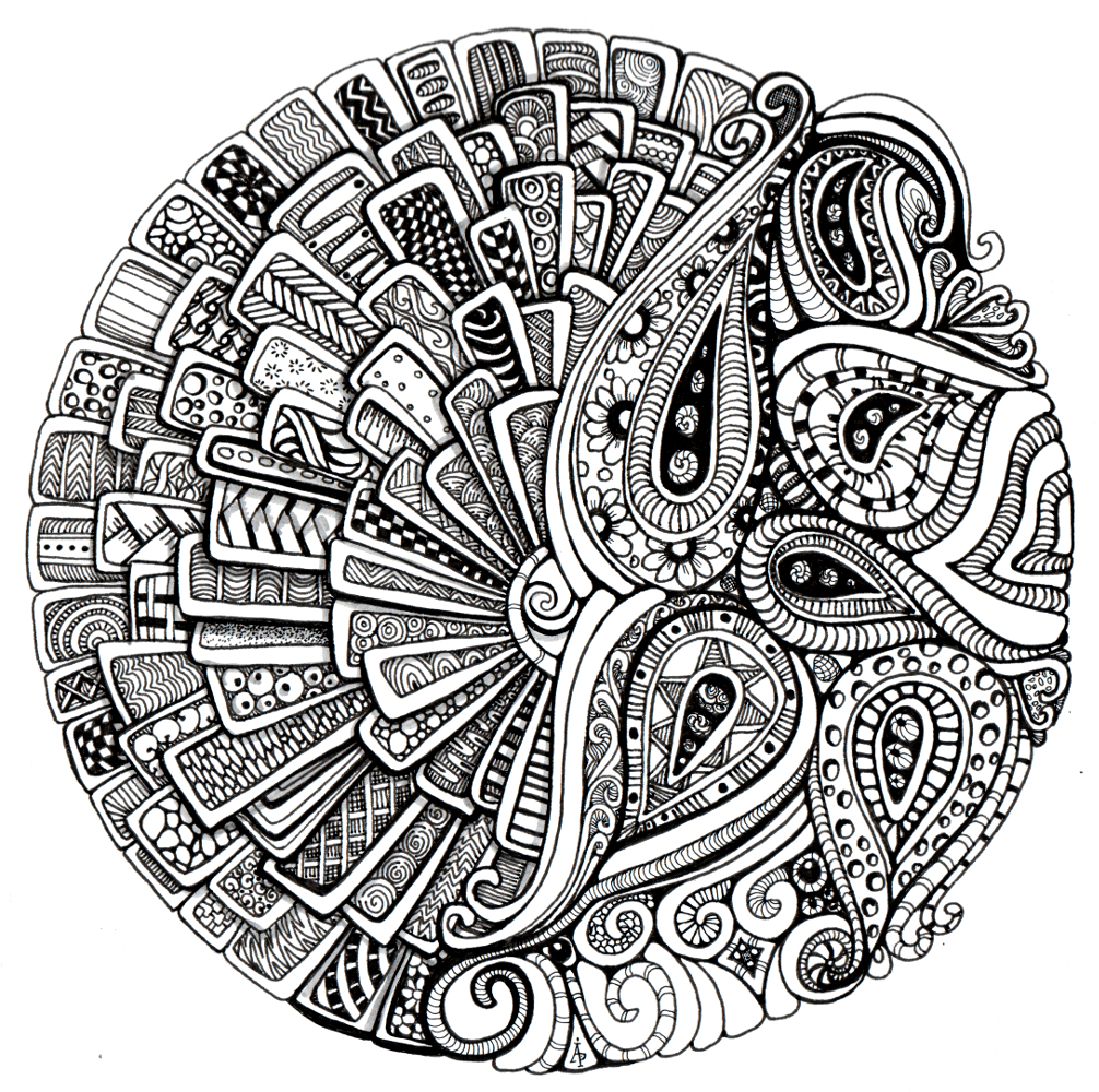 1006x1000 Complete Therapeutic Coloring Pages Free Printable Geometric