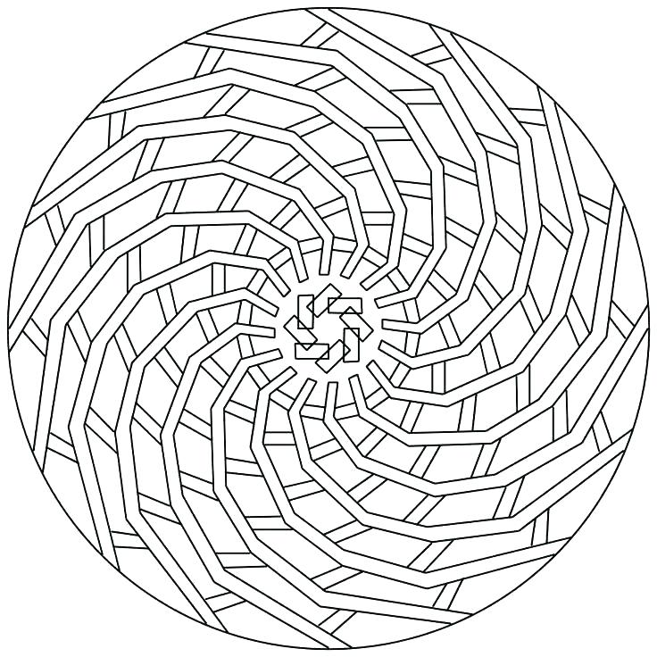 736x736 Geometric Coloring Sheets Printable Free Geometric Art Coloring