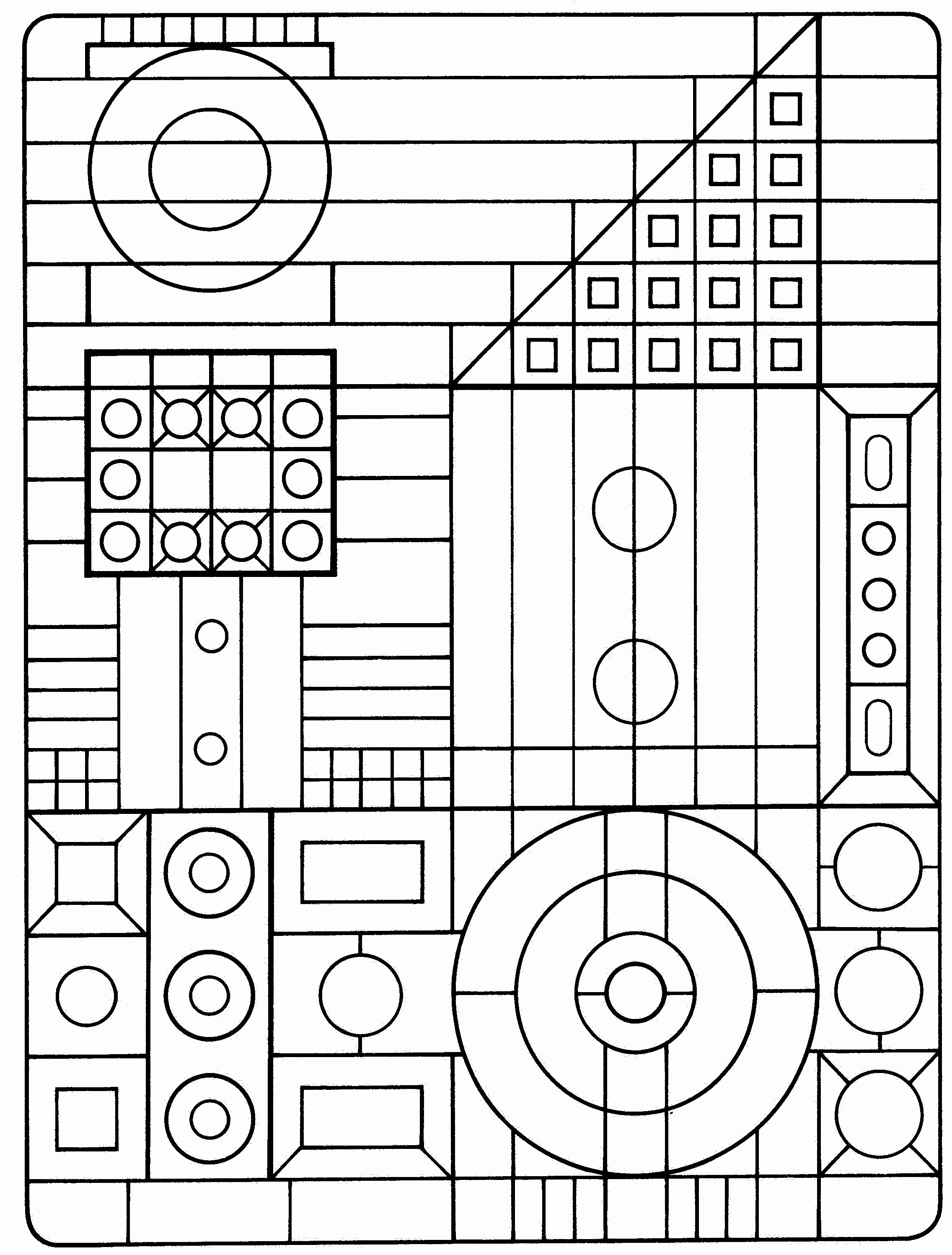 2272x2993 Printable Coloring Books For Kids Fresh Free Printable Geometric