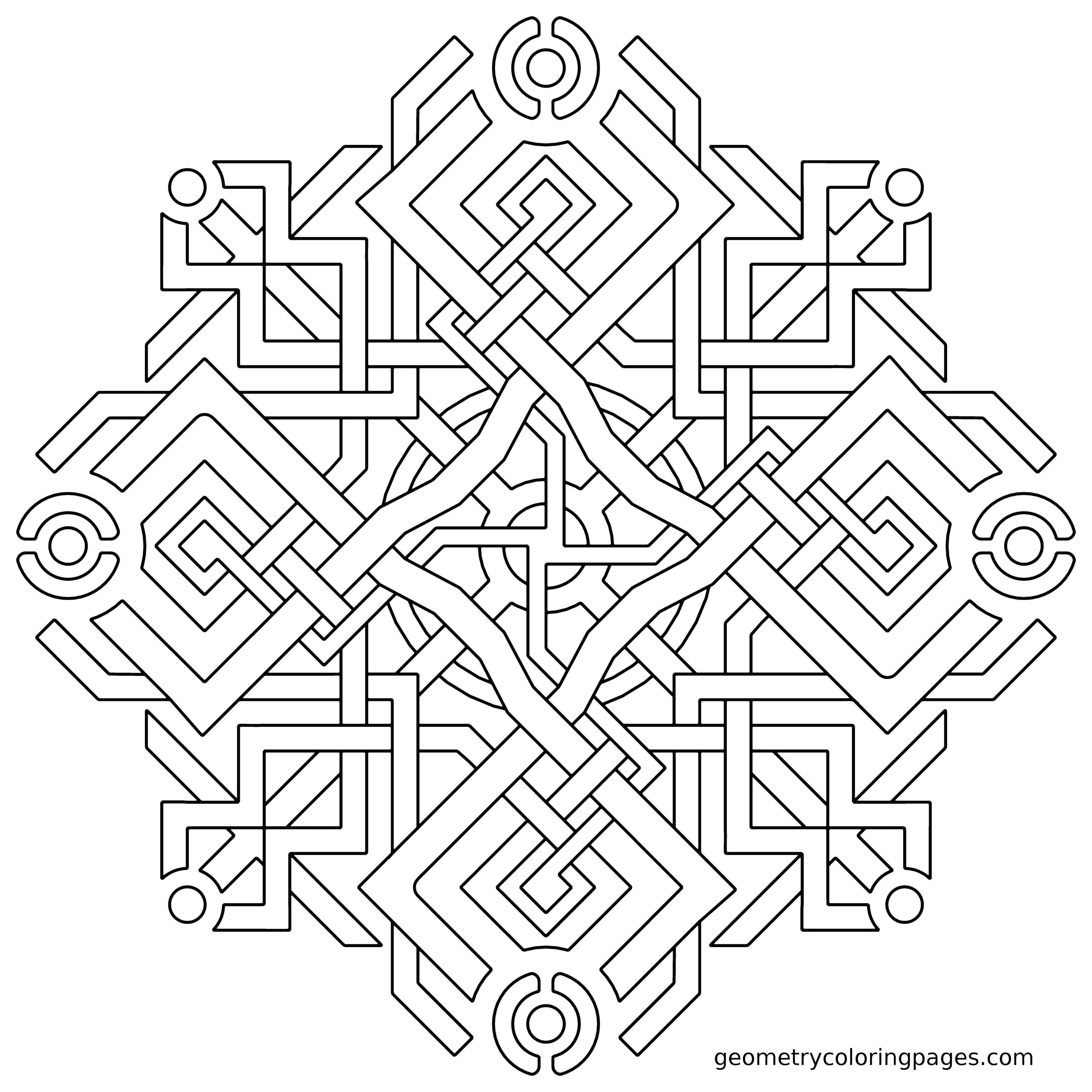 3060x3060 Coloring Pages Adults Geometric @ Coloring Pages Geometric