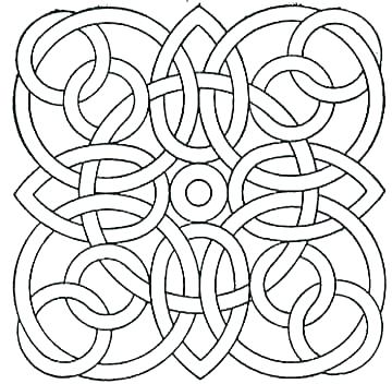 360x352 Geometric Coloring Pages Coloring Pages For Adults Patterns Best
