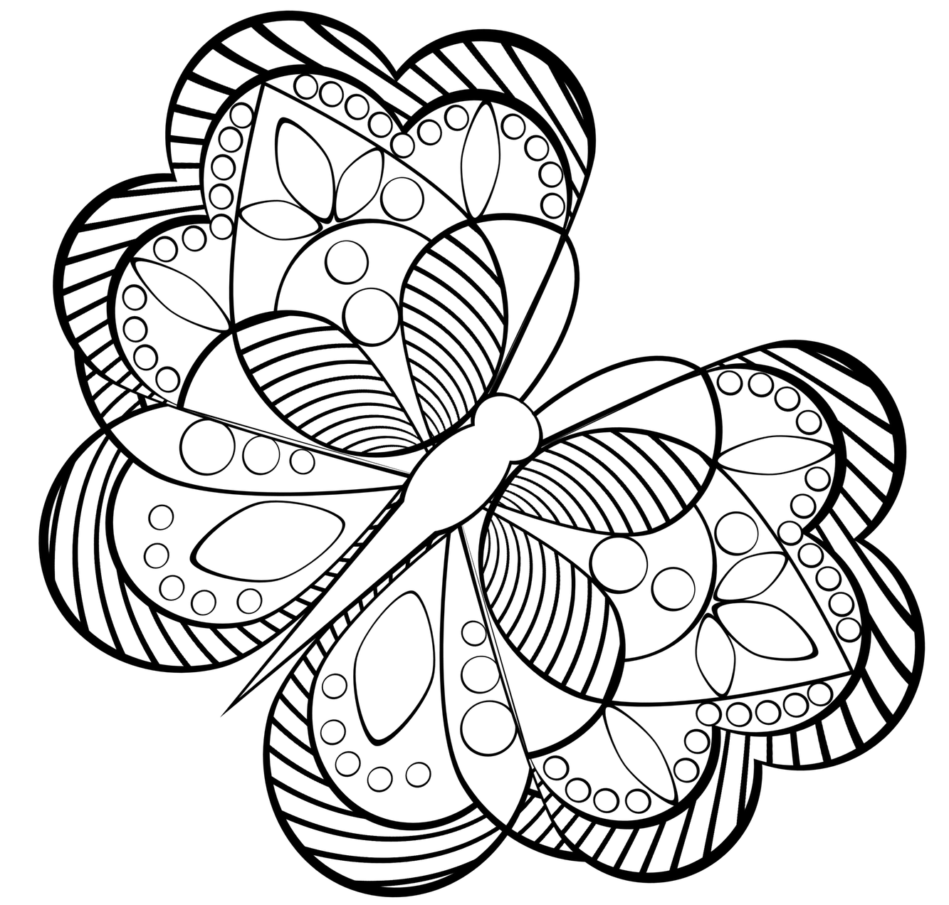 1333x1271 Detailed Geometric Coloring Pages Printable Coloring Pages