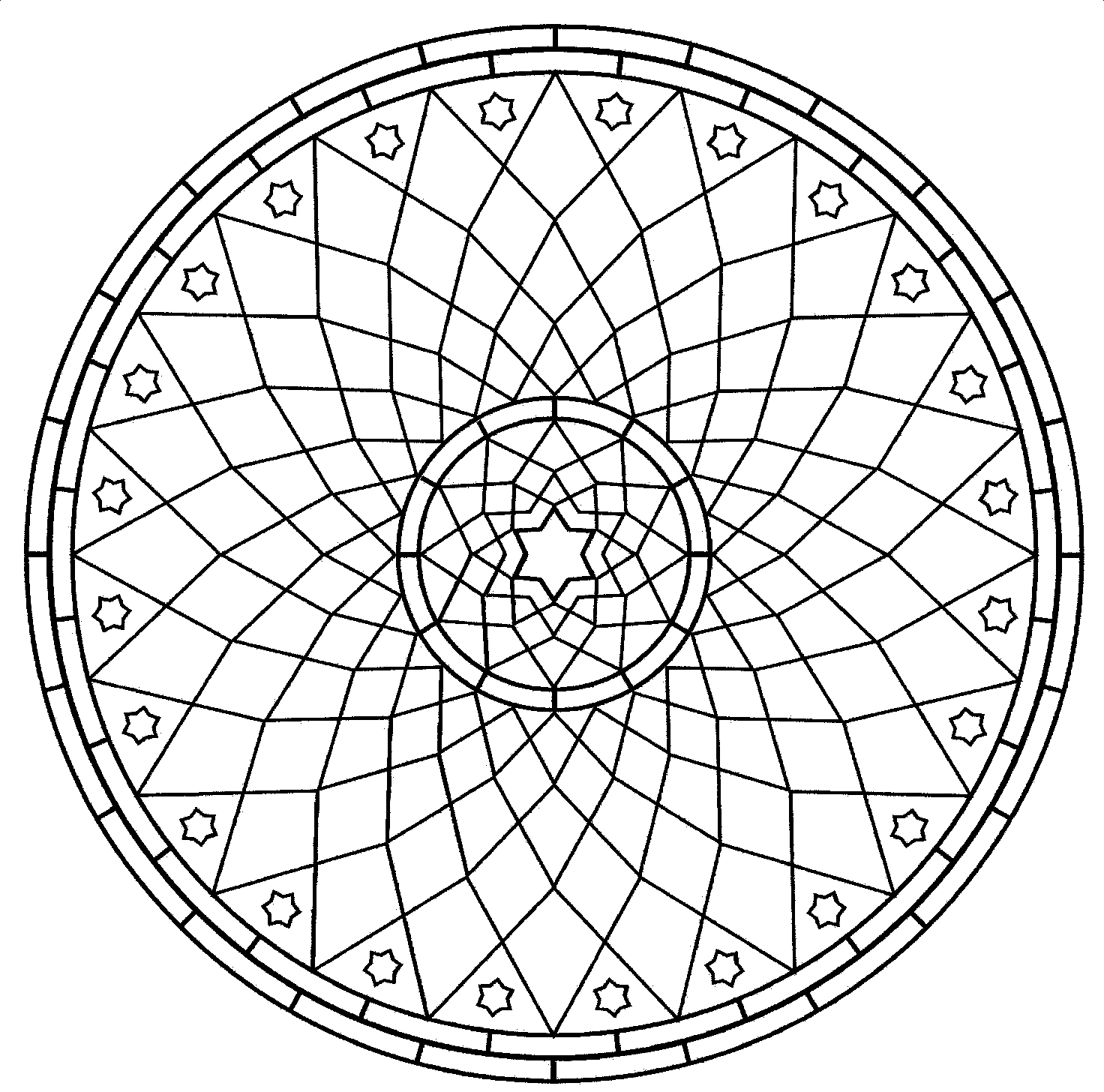 1472x1456 Free Printable Geometric Coloring Pages For Kids