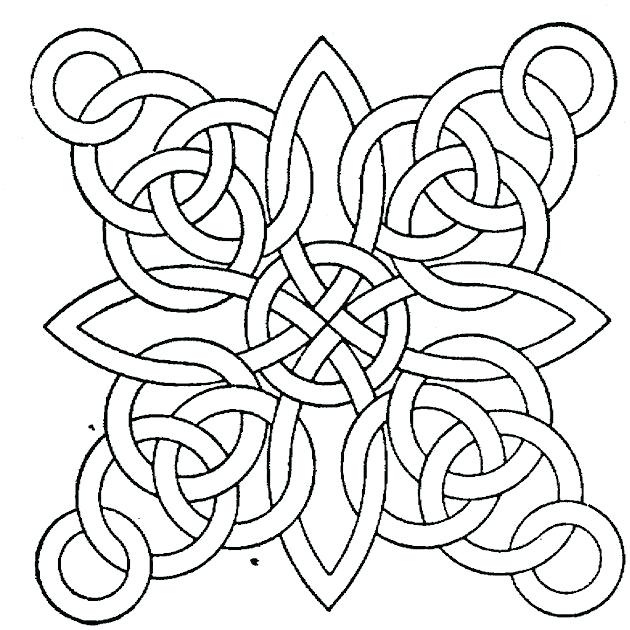 630x630 Geometry Coloring Pages Geometric Coloring Pages For Kids Detailed