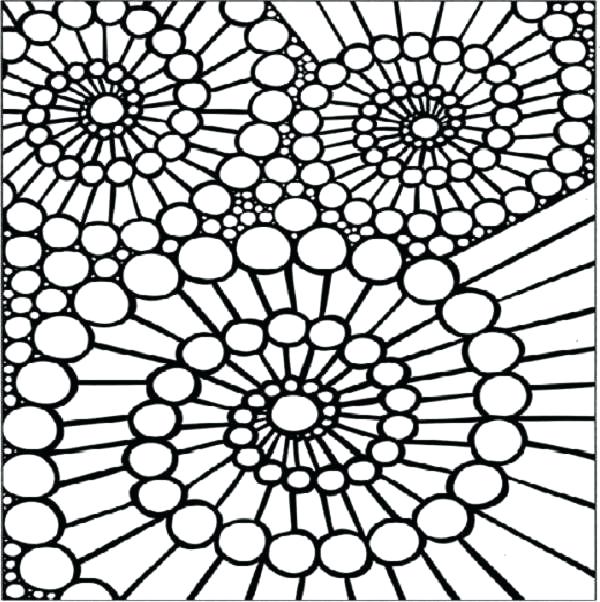 600x602 Easy Geometric Coloring Pages