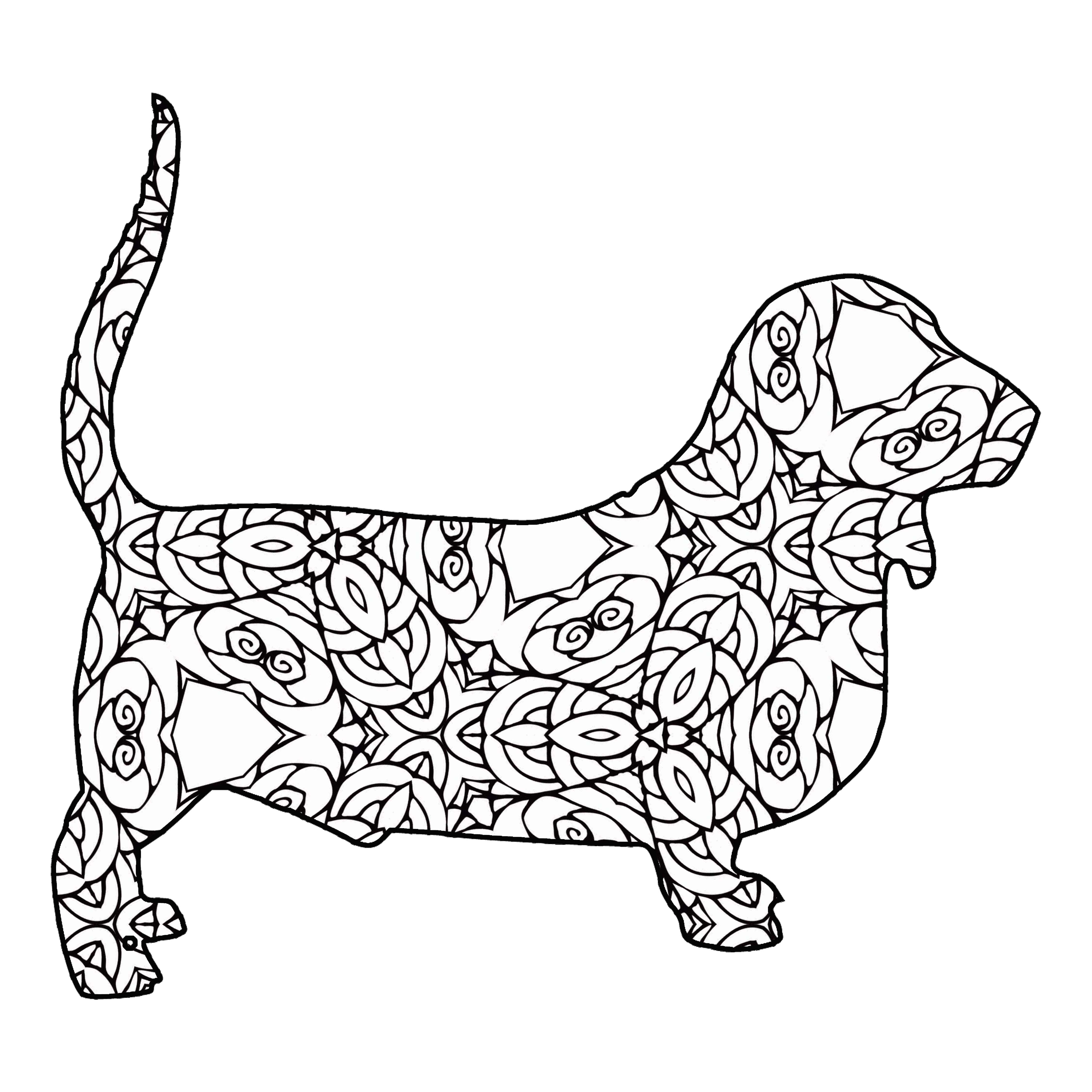 4500x4500 Fresh 30 Free Coloring Pages A Geometric Animal Coloring Book Just