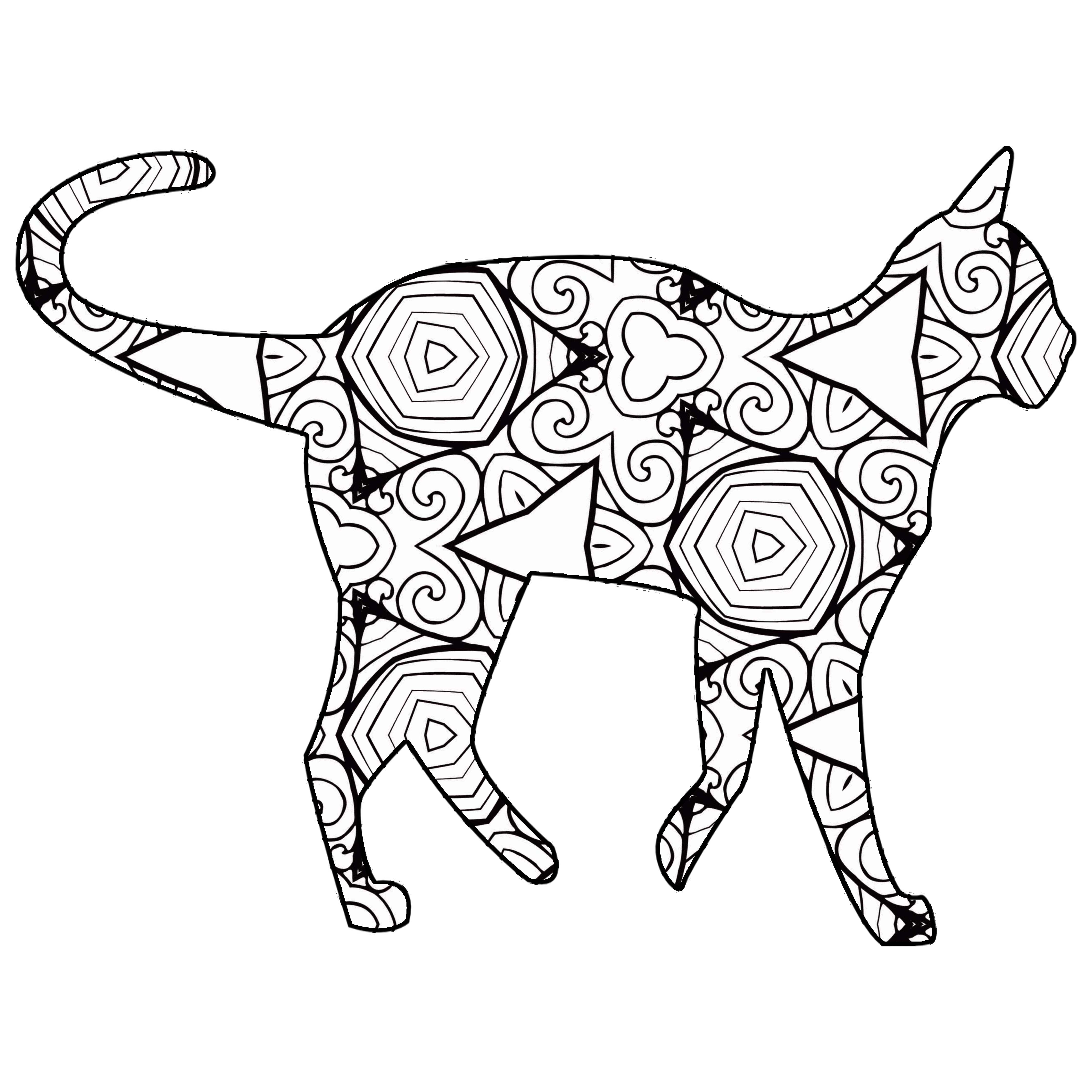 4500x4500 Hd Wallpapers Geometric Elephant Coloring Pages Dggiandroid.ml