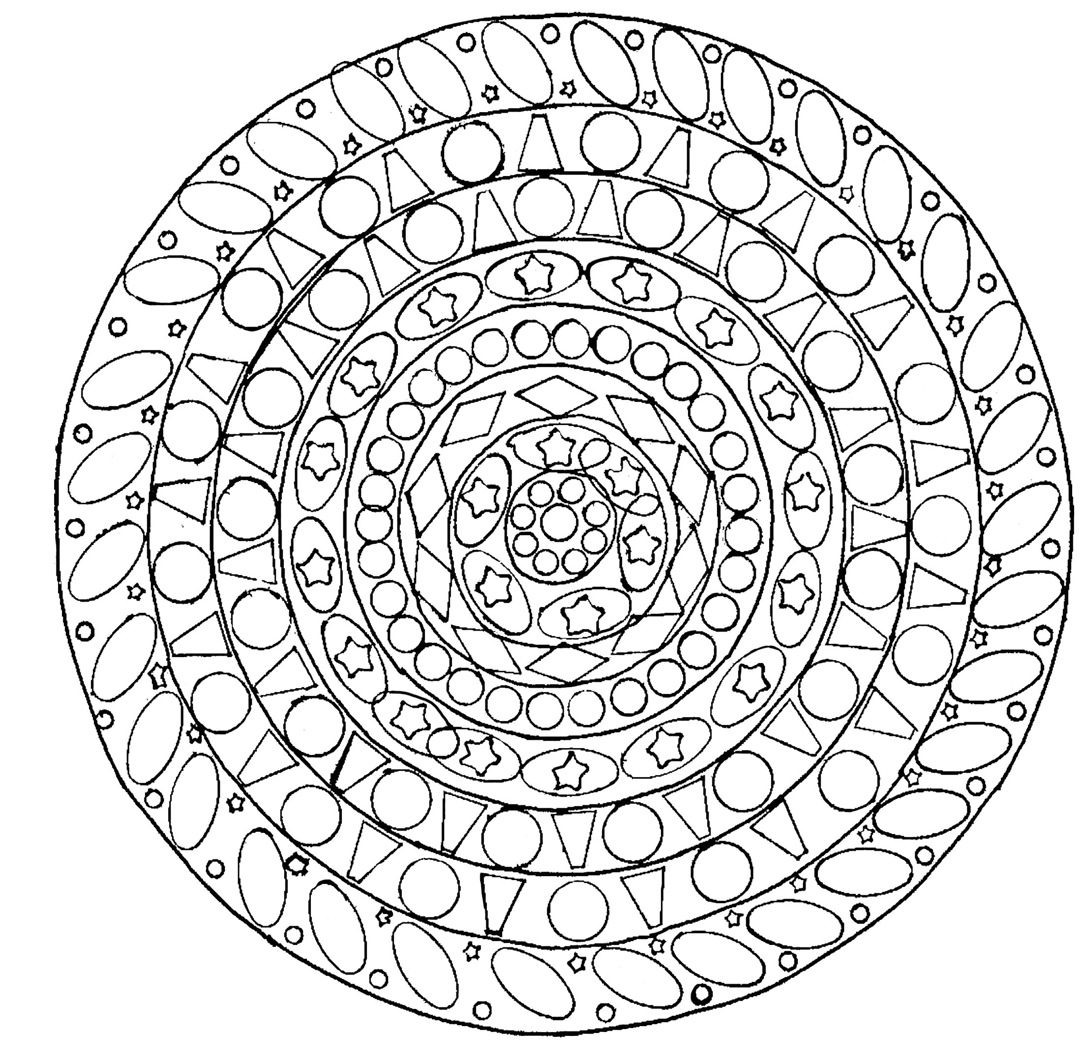 2200x2161 Geometric Mandala