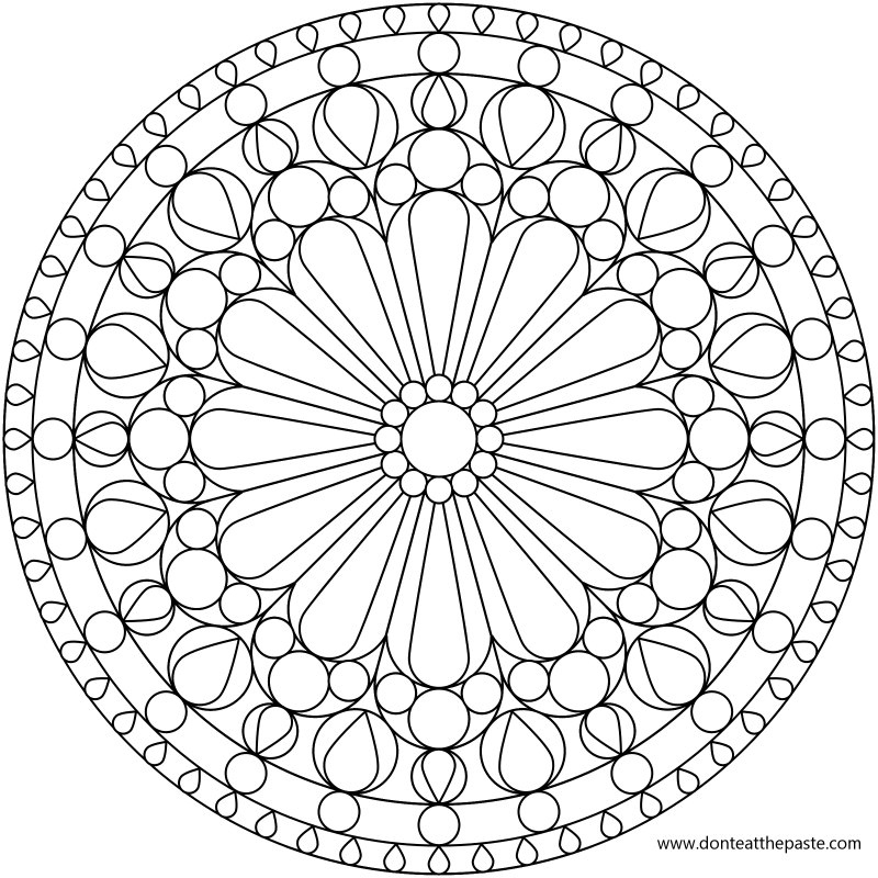 800x800 Geometry Coloring Pages Unique Geometric Mandala Coloring Pages