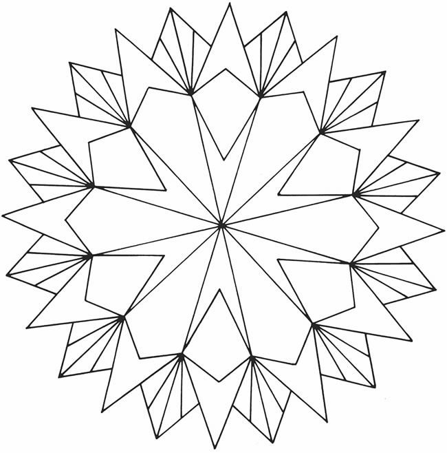 650x658 Free Printable Geometric Coloring Pages For Adults.