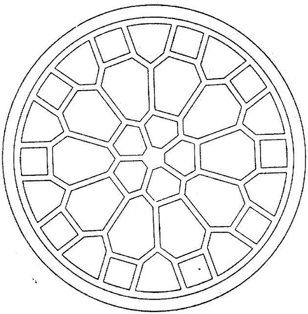 630x641 Geometric Coloring Pages (6) Crafts Coloring Books