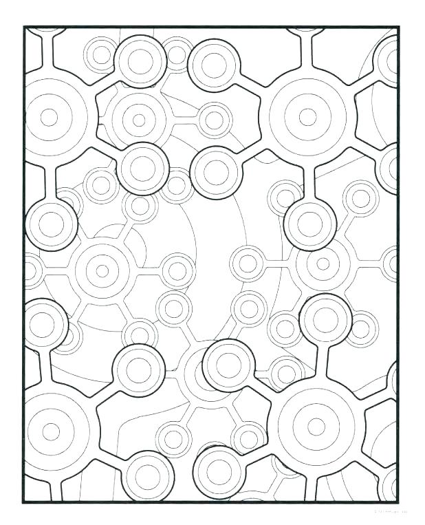 618x763 Printable Geometric Coloring Pages Geometric Shapes Coloring Pages