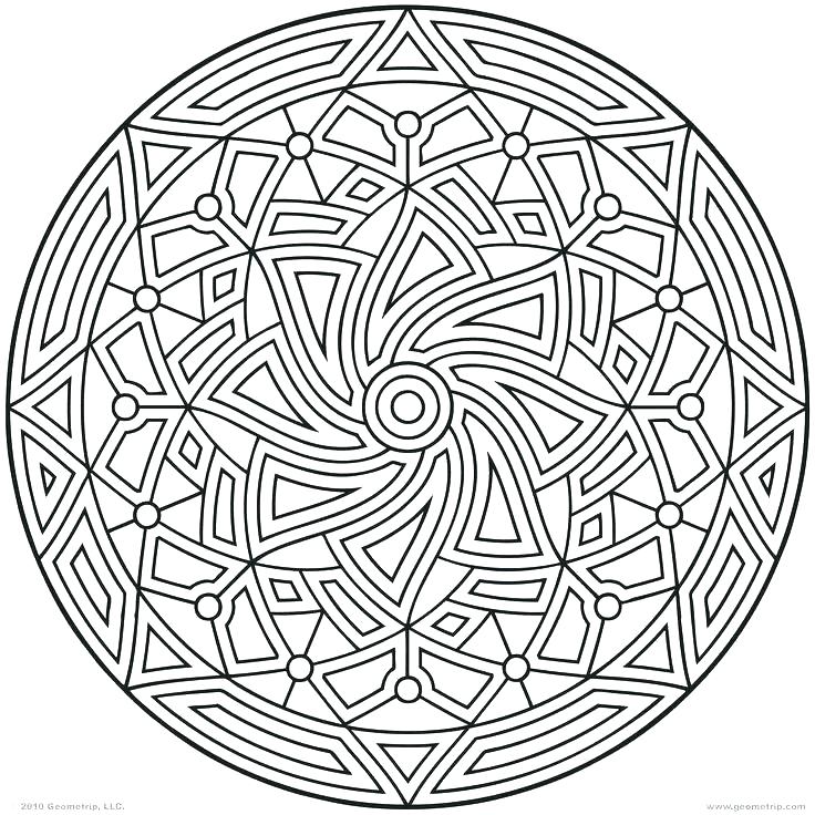 736x736 Geometric Shape Coloring Pages Free Printable Geometric Coloring
