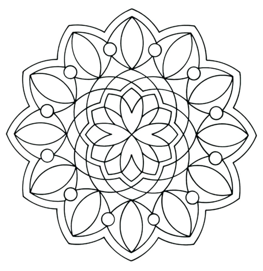 865x891 Geometric Coloring Book Pages Geometrical Design Coloring Book