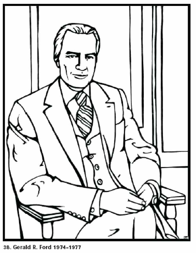660x852 George W Bush Coloring Page President Coloring Pages George W Bush